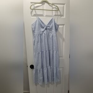 Time and Tru Blue Striped Dress XL